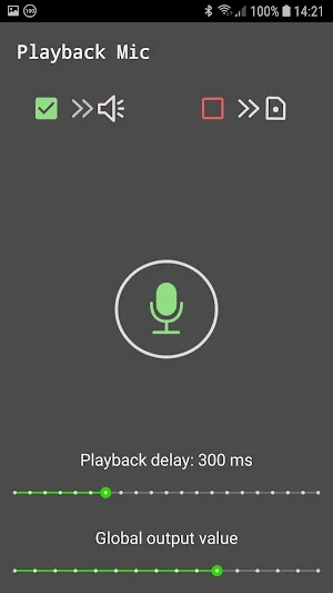 Playback Mic - Microphone with monitoring Screenshot 0
