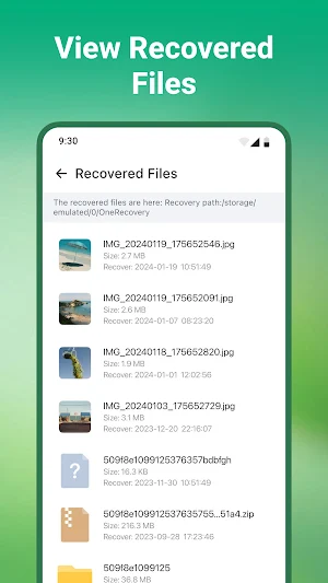 OneRecovery: Messages & Files Screenshot 3