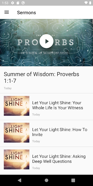 Berrien Center Bible Church Screenshot 2