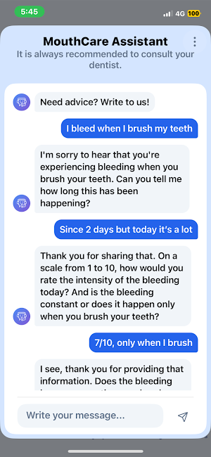 MouthCare Screenshot 1