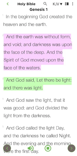 KJV Daily Bible : Verse+Audio Screenshot 1