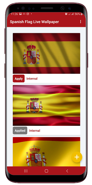 Spanish Flag Live Wallpaper Screenshot 0