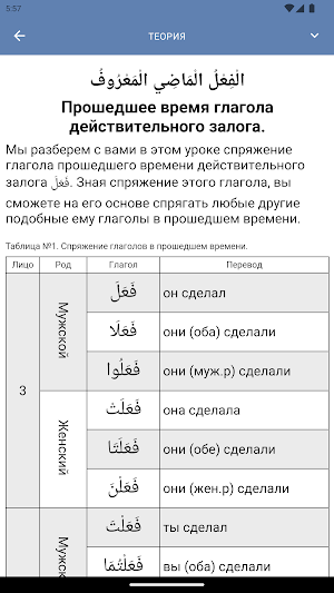 Арабские глаголы Screenshot 1