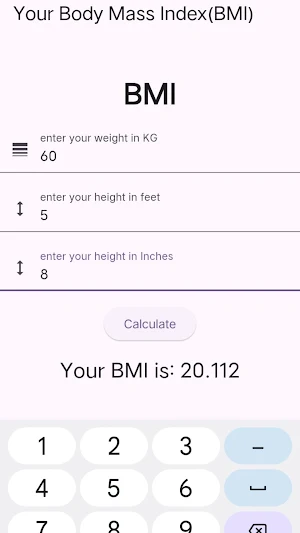 Smart BMI Body Mass Index Screenshot 3
