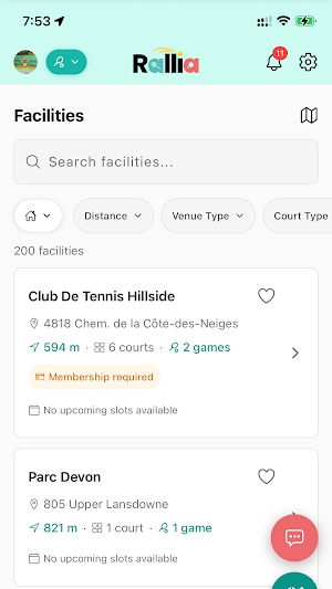 Rallia - Tennis & Pickleball Screenshot 3