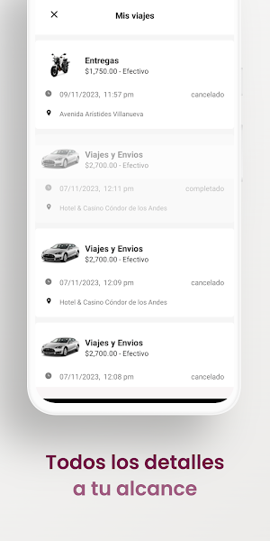 Wine Pasajeros Screenshot 3