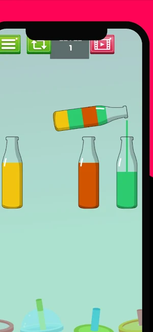 Fill Color Bottle Puzzle Screenshot 0