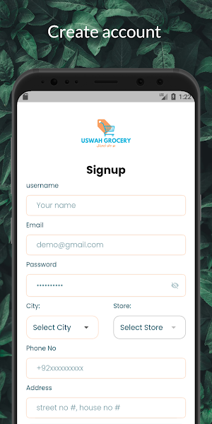 Uswah Grocery Screenshot 1
