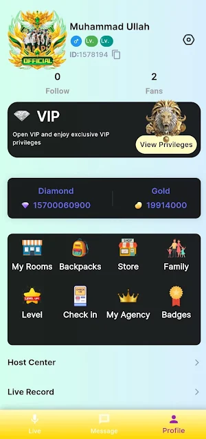 funchat-Voice live streaming Screenshot 0