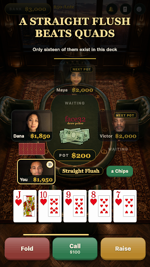 Face32: Draw Poker Screenshot 1