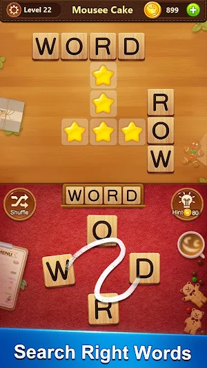 Word Cafe - A Crossword Puzzle Screenshot 0