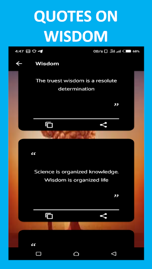 Daily Inspirational Quotes Screenshot 1