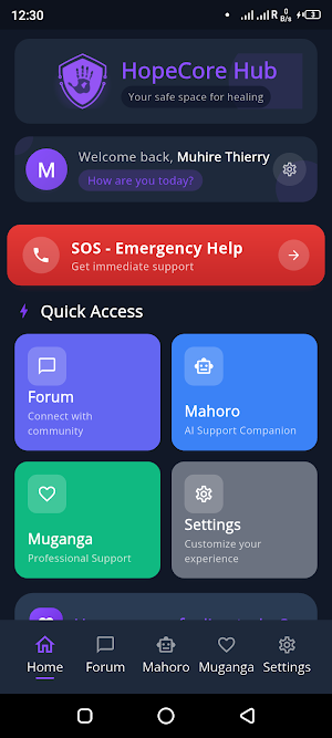 HopeCore Hub Screenshot 0