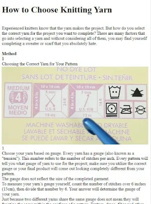 Knitting Tutorials Guide Screenshot 2