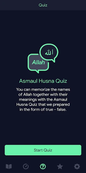 Asmaul Husna: 99 Names of Allah - Dhikr & Quiz Screenshot 3