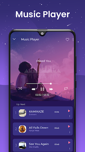 Real Music Player - Audio Play Music Library Screenshot 0