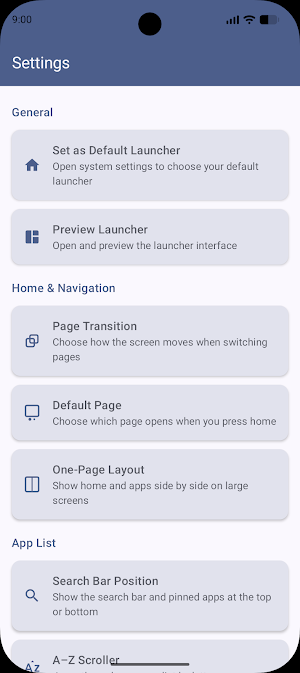 Verticher - Vertical Launcher Screenshot 2