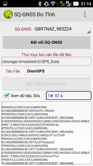 Trạm SQ-GNSS Đo Tĩnh Screenshot 0