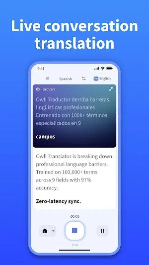 Owll Translator: Voice Clone Screenshot 1
