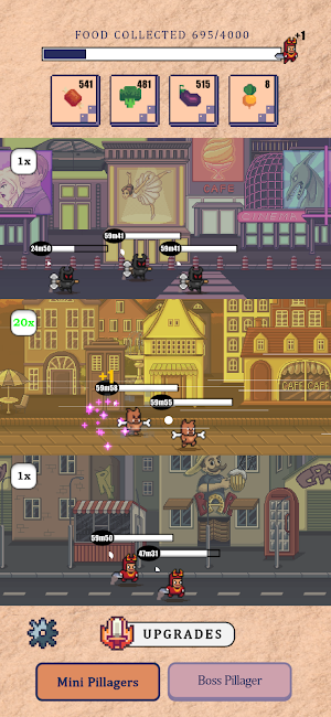 Pixel Pillagers - Idle Merger Screenshot 1