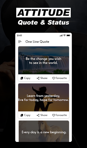 Attitude Quote & Status Screenshot 1