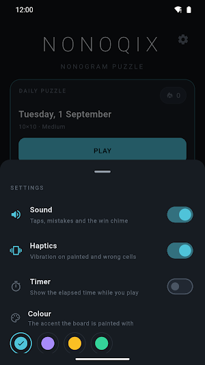 Nonoqix: Nonogram Puzzle Screenshot 3