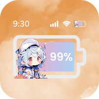 Anime Emoji Battery Status Bar