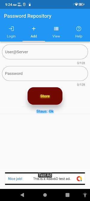 Password Repository Screenshot 1