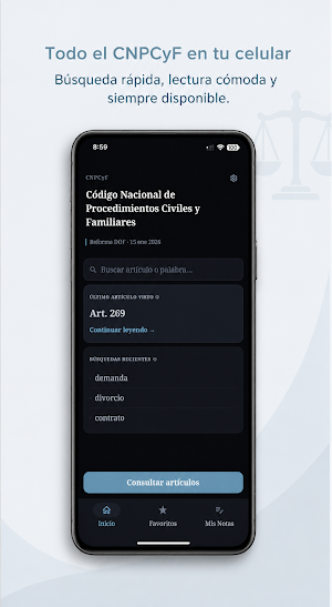 CNPCyF - Civil y Familiar MX Screenshot 0