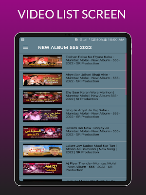 Mumtaz Molai Songs Screenshot 2