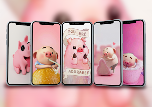 Cute Pig Wallpaper Screenshot 0