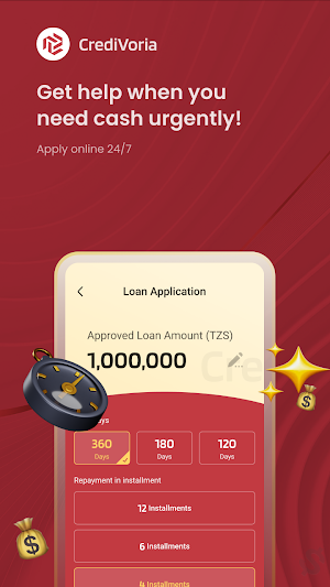 CrediVoria - Tanzania Loan App Screenshot 2