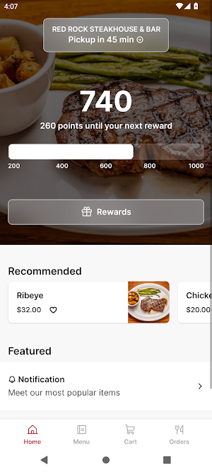 RED ROCK STEAKHOUSE & BAR Screenshot 0