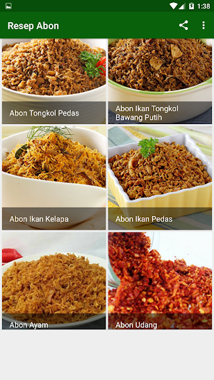 Resep Abon Screenshot 2