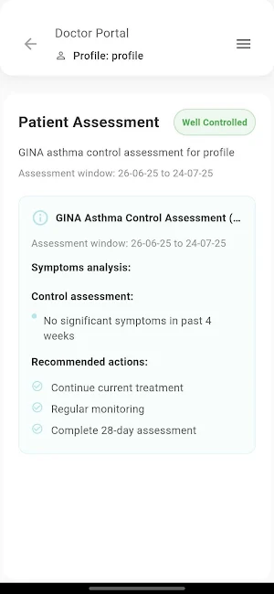 AsthmaCare Screenshot 1