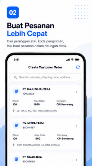 Weborder Mobile Screenshot 1