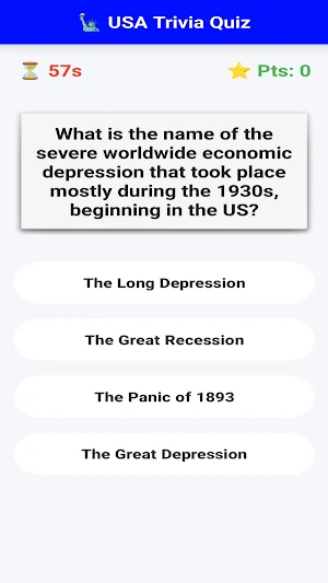 USA Trivia and Math Quiz Screenshot 3