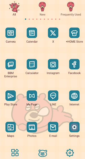Bear Cub High Five Theme +HOME Screenshot 2