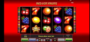Romantic Fruit Slot Game Screenshot 1