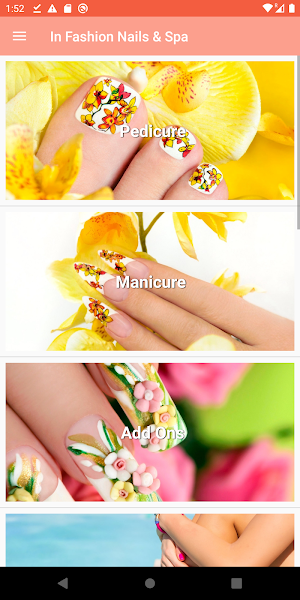 In Fashion Nails & Spa Screenshot 1