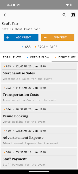 Cash Flow Tracker: Finance Log Screenshot 3