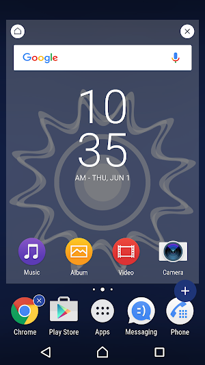 BlueNova Theme Screenshot 1