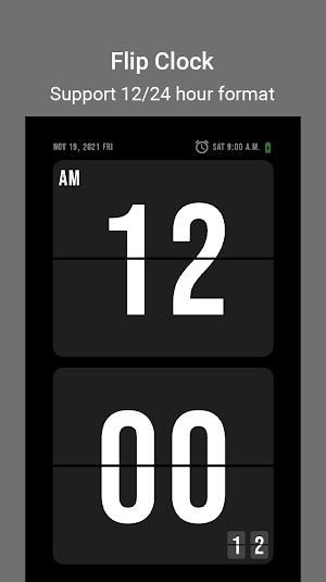 Flip Clock: Desk Clock, Alarm Clock, Study Timer Screenshot 0