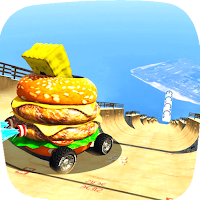 Sponge Race Mega ramp Car