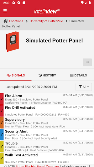 Potter IntelliView® Screenshot 3