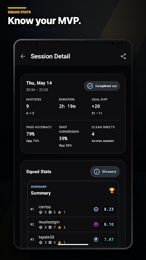 FC Clubs Stats Screenshot 1