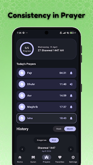 Muslim Flow: Quran Quiz Prayer Screenshot 2