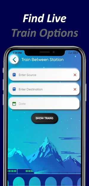 Live Train Location : Indian Railway Train Status Screenshot 1