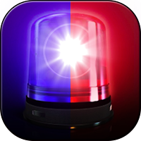 Loud Police Siren & Light PRO