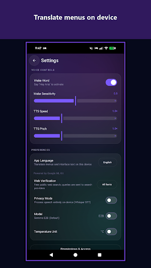 Aria: On-Device Assistant Screenshot 3